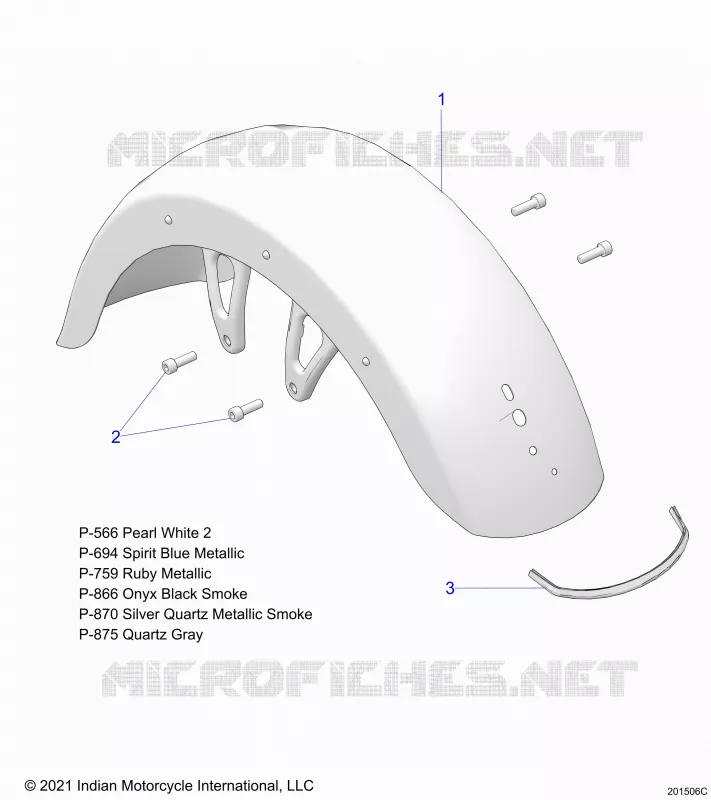 BODYWORK - FRONT FENDER