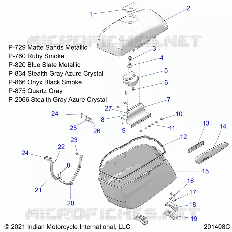 SADDLEBAG ASM.