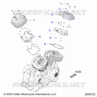 ENGINE, ROCKER COVERS