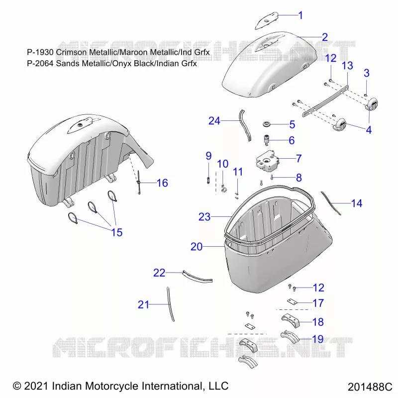 SADDLEBAG ASM.