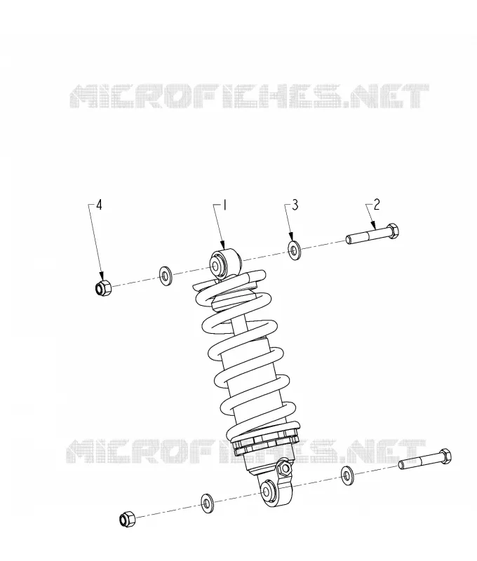 REAR SUSPENSION SHOCK ABSORBER