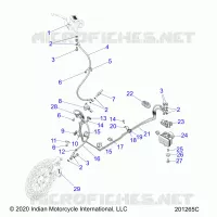 FRONT BRAKE ASM., W/ABS
