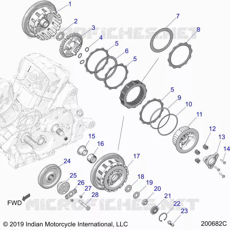 DRIVE TRAIN, CLUTCH AND PRIMARY DRIVE