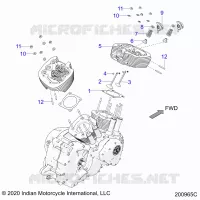 ENGINE, CYLINDER HEAD ASM.