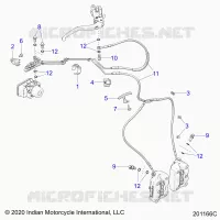 BRAKES, BRAKE LINE, FRONT
