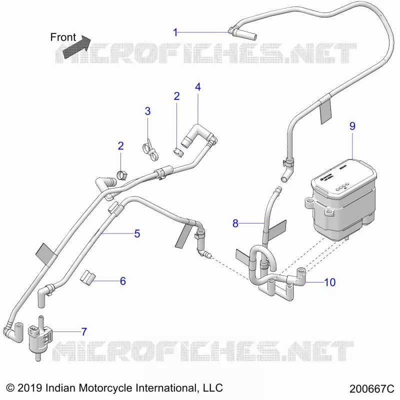 FUEL SYSTEM, EVAP SYSTEM (CALIF. AND INTL)