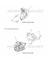 BARKE FRONT BRAKE CALIPERS AND REAR