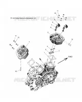 ENGINE, CYLINDER HEAD ASM.