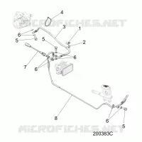 BRAKES, BRAKE LINE, REAR, ABS