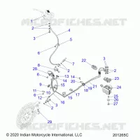 FRONT BRAKE ASM., W/ABS