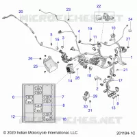 ELECTRICAL, WIRE HARNESS - N22RTT22 (201184