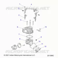 ENGINE, THROTTLE BODY/FUEL RAIL