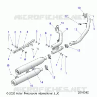 EXHAUST ASM. (TWENTY) INTL