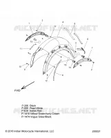BODYWORK - REAR FENDER