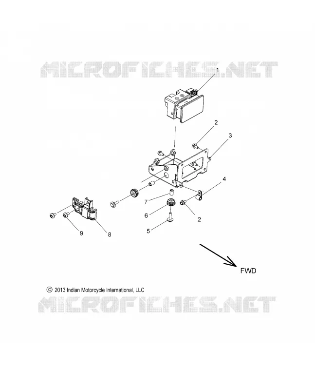 BRAKES, ABS MODULE ASM.