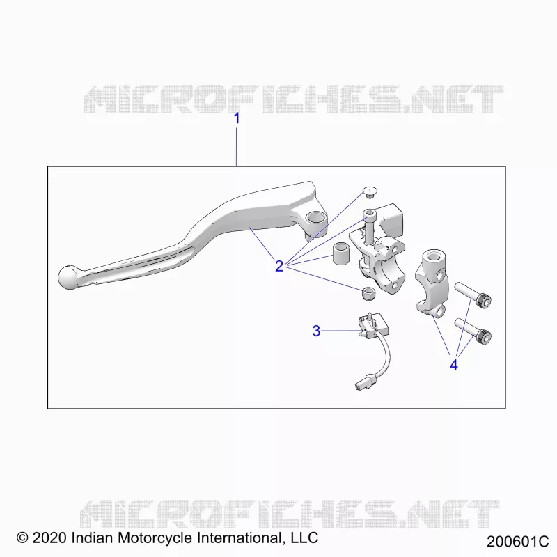 CONTROLS, CLUTCH LEVER ASM.