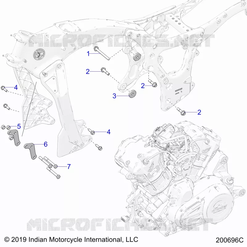 ENGINE, ENGINE MOUNTING