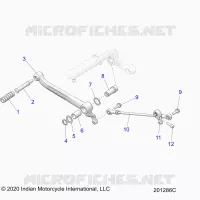 DRIVE TRAIN, SHIFT PEDAL AND LINKAGE