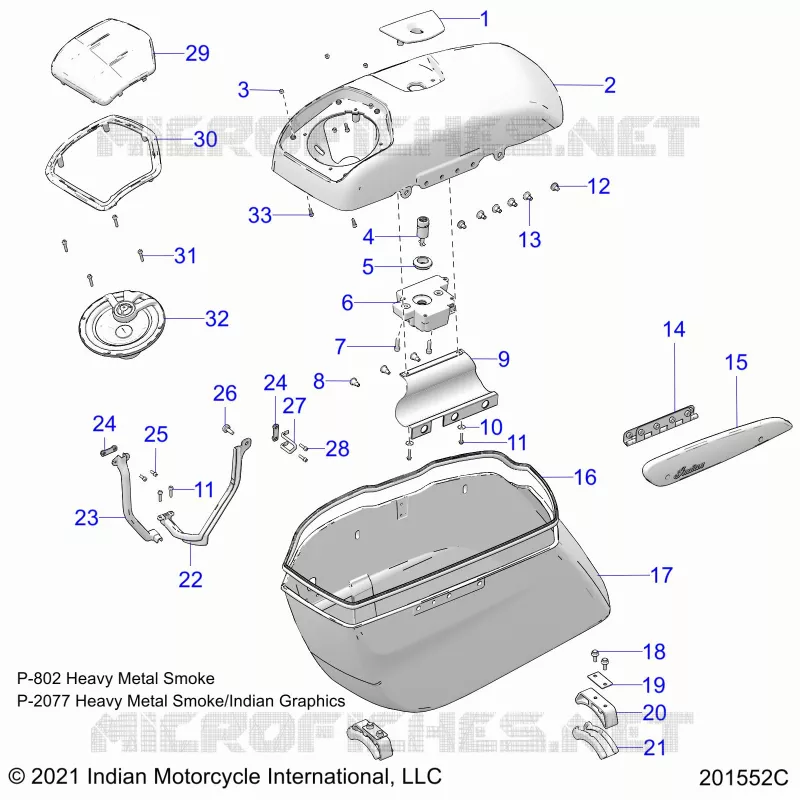 SADDLEBAG ASM.