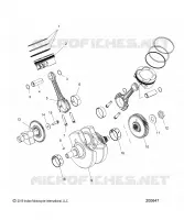 ENGINE, PISTON AND CRANKSHAFT