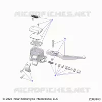 FRONT BRAKE, LEVER AND MASTER CYLINDER