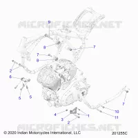 ENGINE, ENGINE MOUNTING