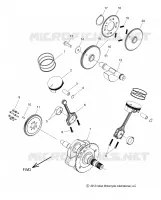 ENGINE, PISTON AND CRANKSHAFT