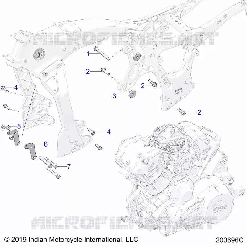 ENGINE, ENGINE MOUNTING