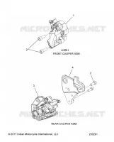 BRAKES, FRONT & REAR BRAKE CALIPERS