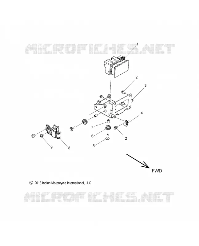 BRAKES, ABS MODULE ASM.
