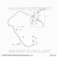 CONTROLS, CLUTCH LEVER AND CABLE
