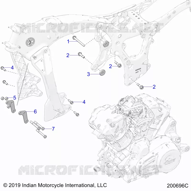 ENGINE, ENGINE MOUNTING