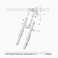 UPPER AND LOWER STEERING CLAMPS
