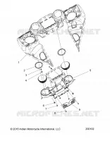 BODY, FAIRING ASM, INSTRUMENT PANEL MNTG.