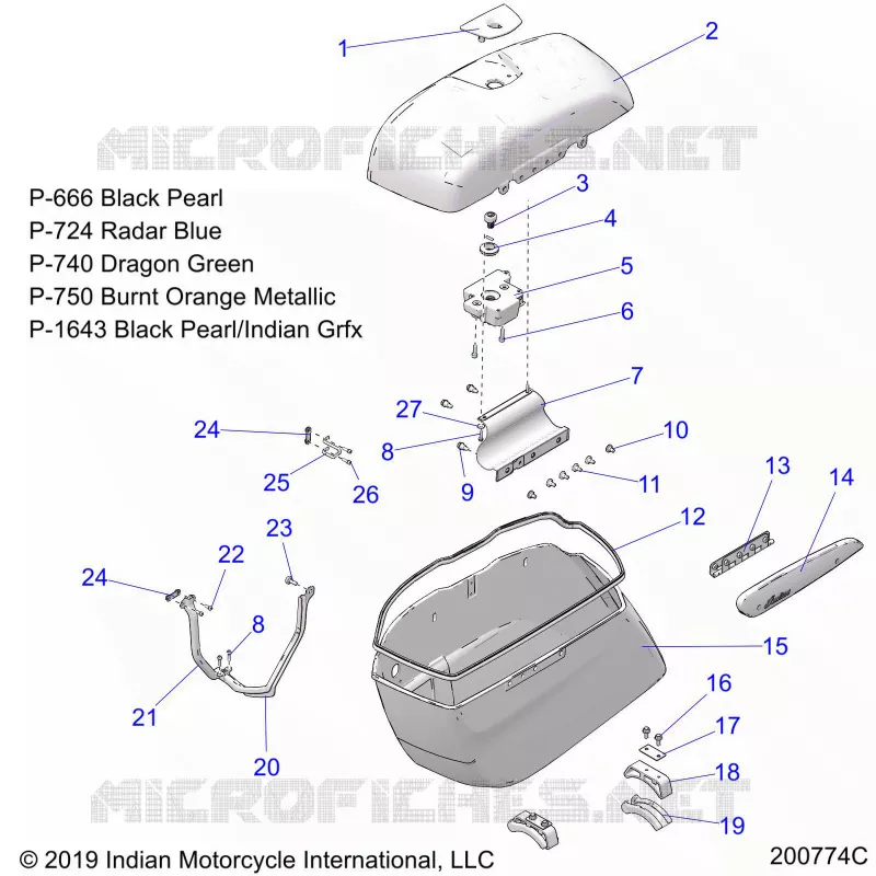 SADDLEBAG ASM.