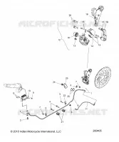 BRAKES, REAR ASM. (NON ABS)