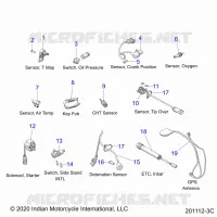ELECTRICAL, COMPONENTS 2 - N22DBABH/DBDBH ALL OPTIONS (201112