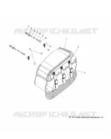 SADDLEBAG ASM., LEATHER