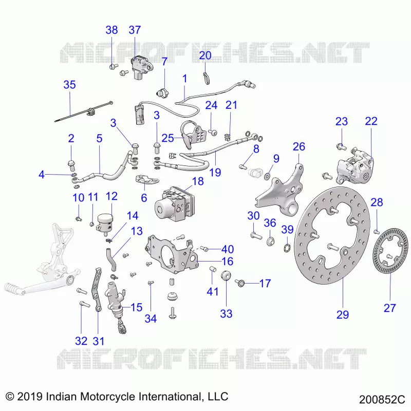 REAR BRAKE ASM
