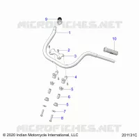 STEERING, HANDLEBAR MOUNTING AND GRIPS