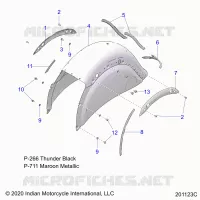 BODYWORK - REAR FENDER