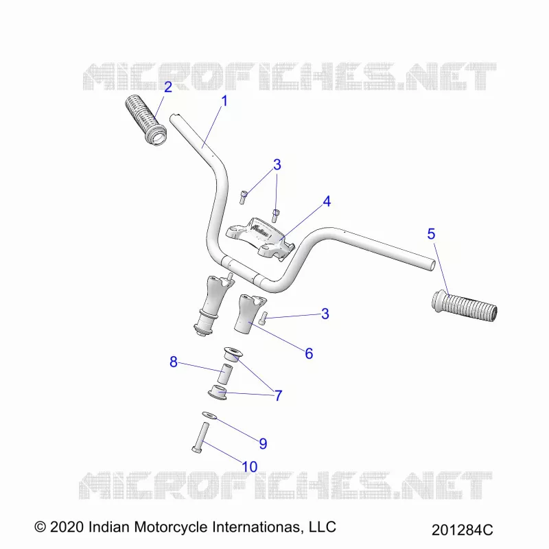 STEERING, HANDLEBAR MOUNTING AND GRIPS