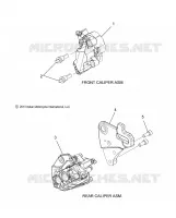 BRAKES, FRONT & REAR BRAKE CALIPERS