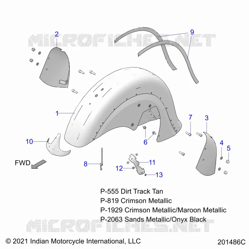 BODYWORK - FRONT FENDER