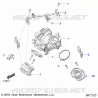 FUEL SYSTEM, FUEL RAIL/THROTTLE BODY