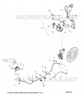 BRAKES, REAR ASM. (NON ABS)
