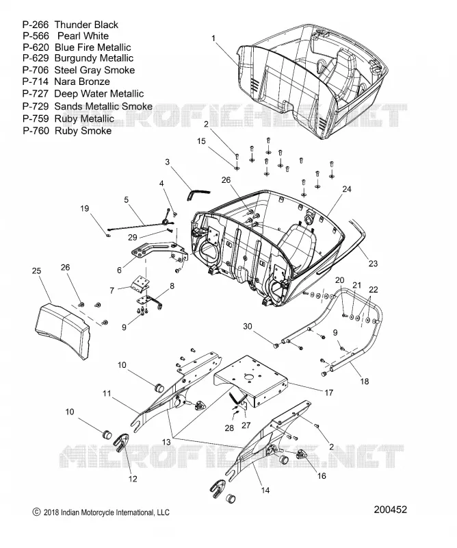 TRUNK BASE MOUNTING ASM.