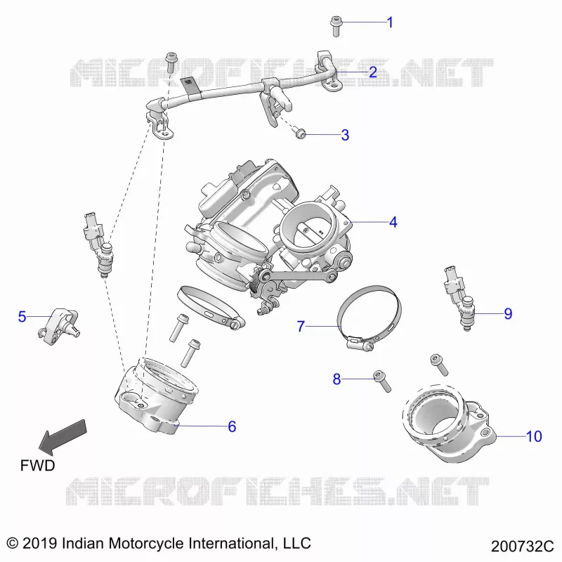 FUEL SYSTEM, FUEL RAIL/THROTTLE BODY