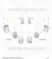 ELECTRICAL, SWITCH CONTROLS, LH/RH