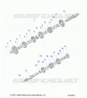 DRIVE TRAIN, INPUT/OUTPUT SHAFT ASM.